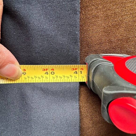 Talbots Navy Blue Curvy Straight Leg Mid Rise Sz 10 With Back Pockets - Picture 12 of 13